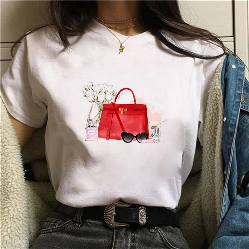 

Korea Ulzzang Beautiful girl Printed Cute Summer Short Sleeve Top T-shirt Kawaii Cartoon Graphic Tshirts Girls Tops Tees Female