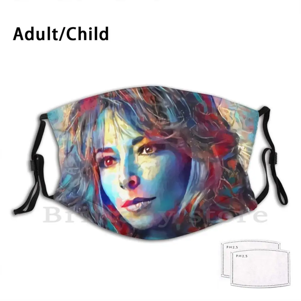 

Маска для лица многоразовая с фильтром Pm2.5, с забавным принтом