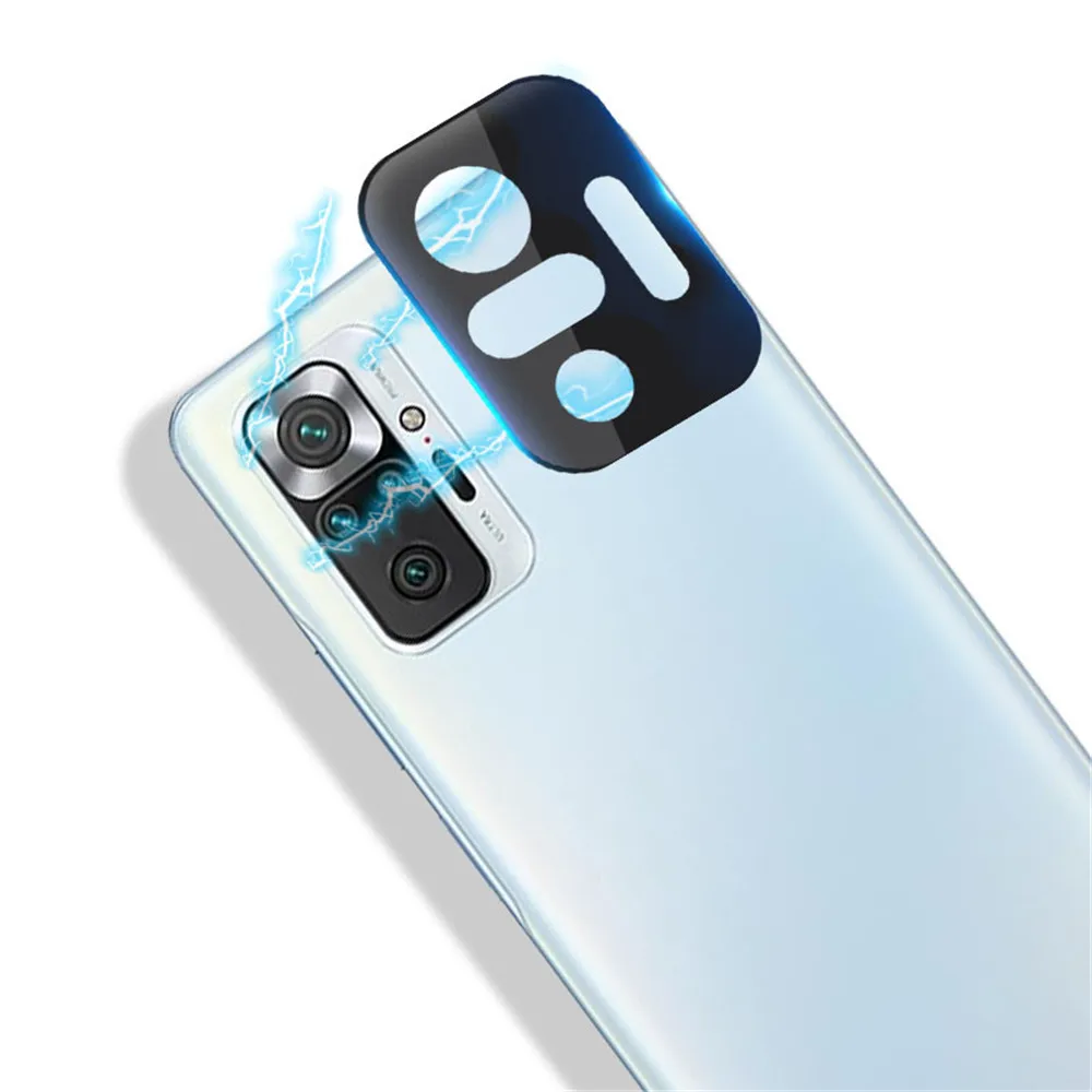 Изогнутый чехол для задней камеры 9D 2 шт. Xiaomi Redmi Note 10 Pro Redme 10s Note10 10Pro защитное