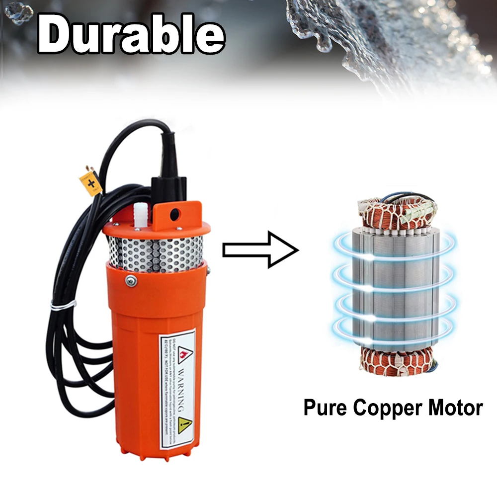 Солнечный водяной насос набор 120 Вт солнечная панель и 12 в для глубокого колодца