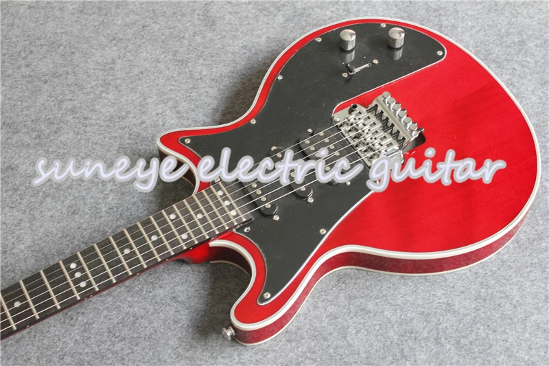 

New Arrival Red Glossy Finish Electric Guitar 24 Frets Rosewood Fretboard Guitar Neck Guitars Electric Chrome Hardware Guitarra