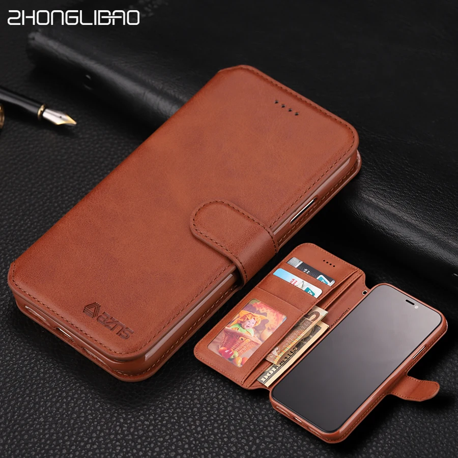 Кожаный чехол-книжка для Iphone 11 pro Xs Max Xr X 11pro Luxury Wallet Phone Cover 6 6s 7 8 Plus 8plus Card Holder Coque on.