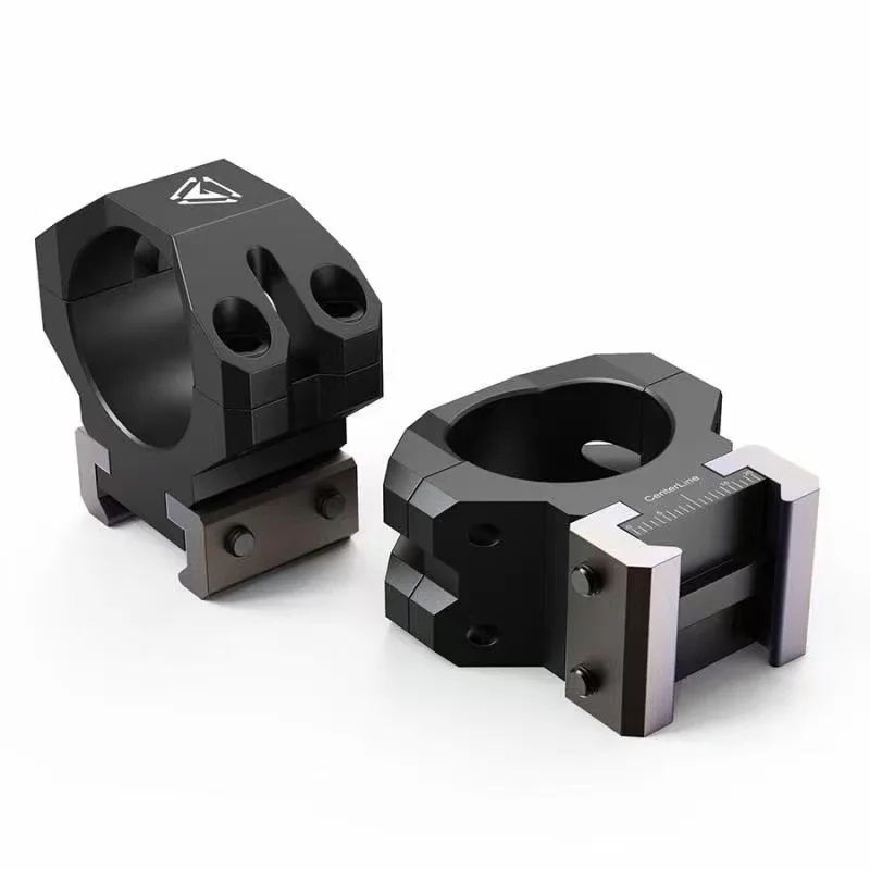 

30mm sight low mounting ring, 20mm Picatinny rail with width measuring ruler, titanium alloy material is automatically centered