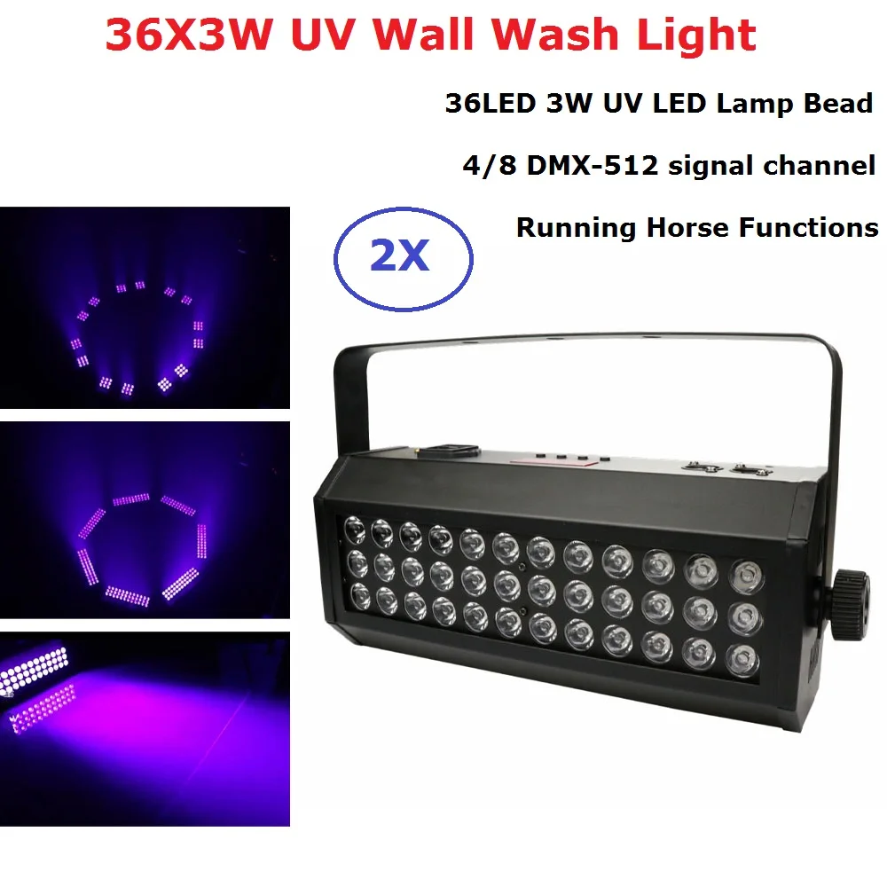 36 LEDs Disco UV Bar Lights Party Dj Lamp UV Color LED Wall Washer Lights For Christmas Laser Projector Stage Wall Washer Light