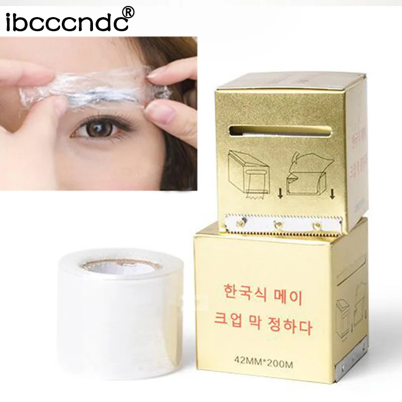 

1 Roll Safe Tattoo Clear Wrap Cover Preservative Film Tattoo Film Transparent For Permanent Makeup Tattoo Eyebrow Supplies Lips