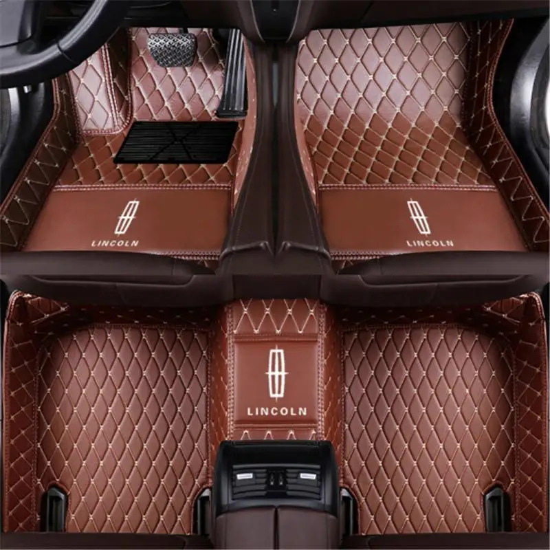 Hauserworth роскошный изготовленный на заказ для Lincoln MKZ- нескользящий экологически чистый Безвкусный нетоксичный коврик - Название цвета: coffee2