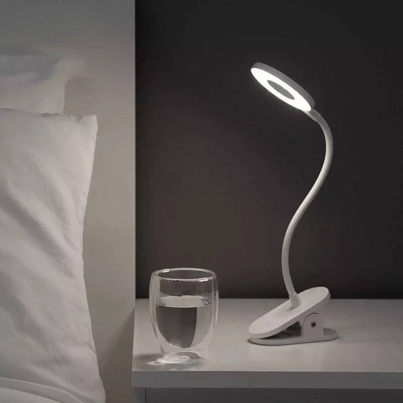 Xiaomi Mijia YEELIGHT Светодиодная настольная лампа с зажимом прикроватная ночник для