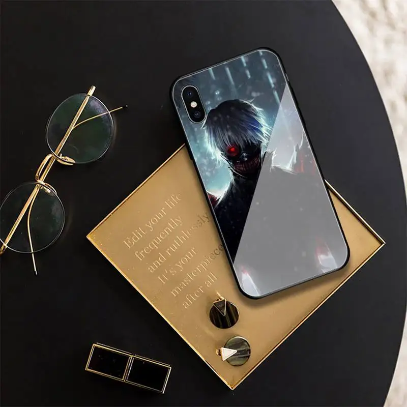 

Tokyo Ghoul Phone Case For Iphone 11 Pro XR XS MAX 8 X 7 6S 6 Plus Tempered Glass Cove Fundas
