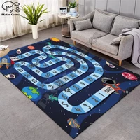 crawling mat fantasy fairy cartoon kids play mat board game mat map large carpet for living room cartoon planet rugs maze 16