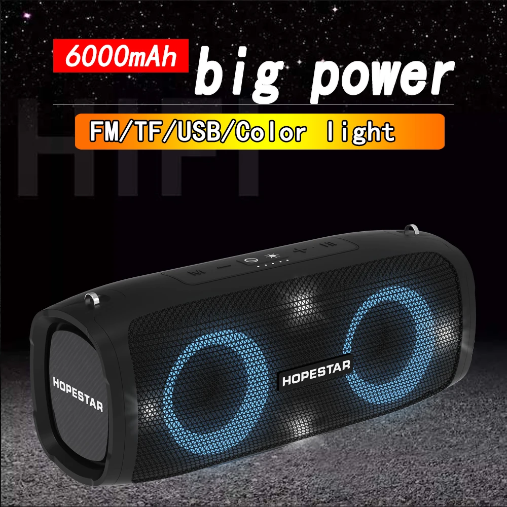 

HOPESTAR 35W big power soundbar bluetooth speaker waterproof outdoor portable loudspeaker stereo subwoofer boombox FM radio