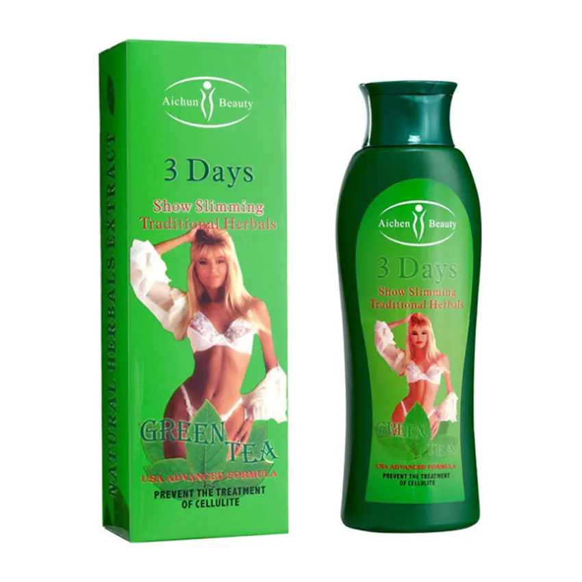 

3 Days Herbal Green Tea Stomach Slimming Cream 200ml Fat Burning Cream Lose Weight Anti Cellulite Slimming Oil