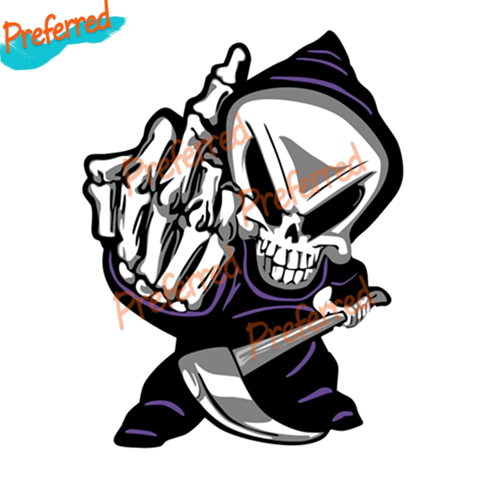 

Skulls Death Devil Demon Funny Creative Decal Motocross Racing Laptop Helmet Trunk Wall Vinyl Car Sticker Die cutting
