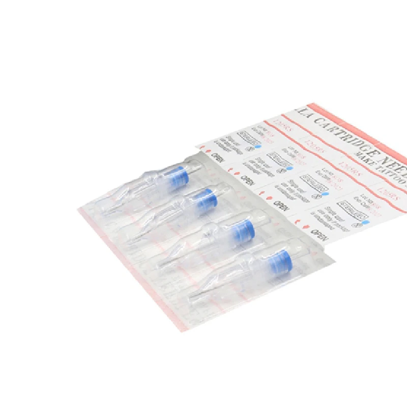 

20Pcs blue Tattoo Cartridge Needles with Membrane Round Liner 1209RS tattoo needle tattoo supplier Tattoo Pen Free Shipping