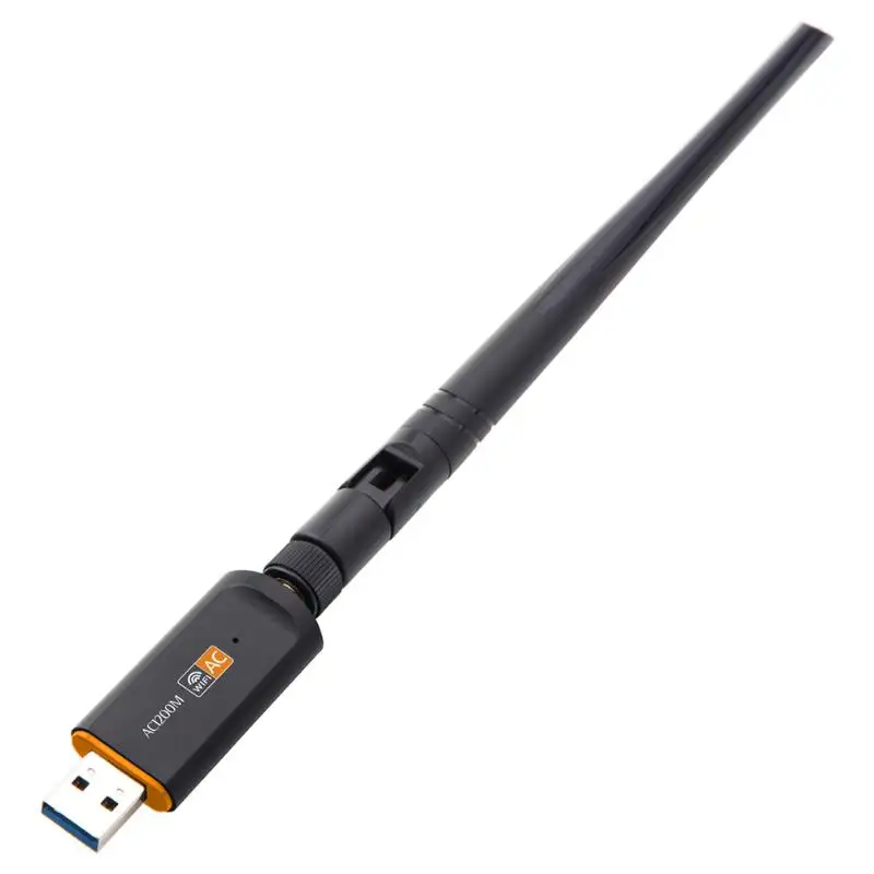 

Wireless WiFi Adapter with Wide Scope of Application Simplicity RTL8812 Dual Band 1200Mbps Network Card with AC Antenna