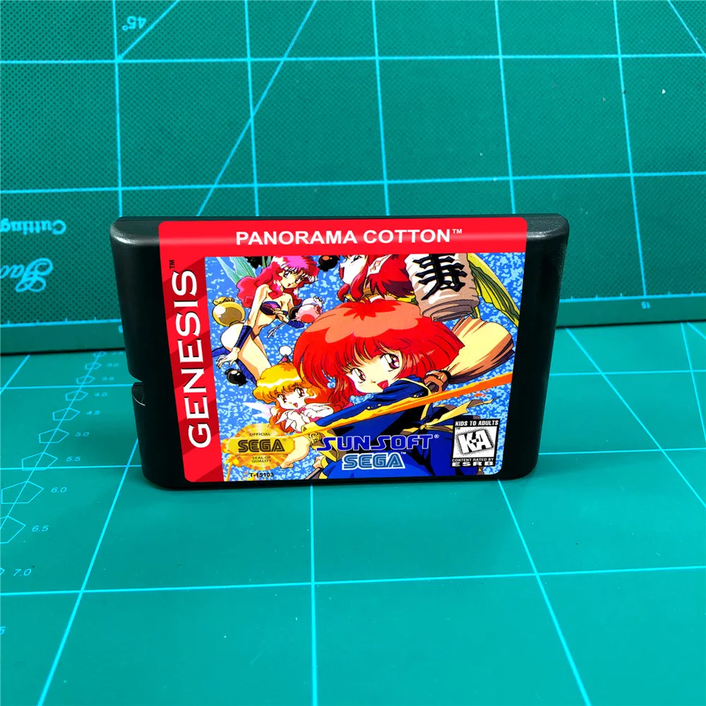 Панорамный хлопковый 16 битный игровой картридж MD для консоли MegaDrive Genesis|Запасные