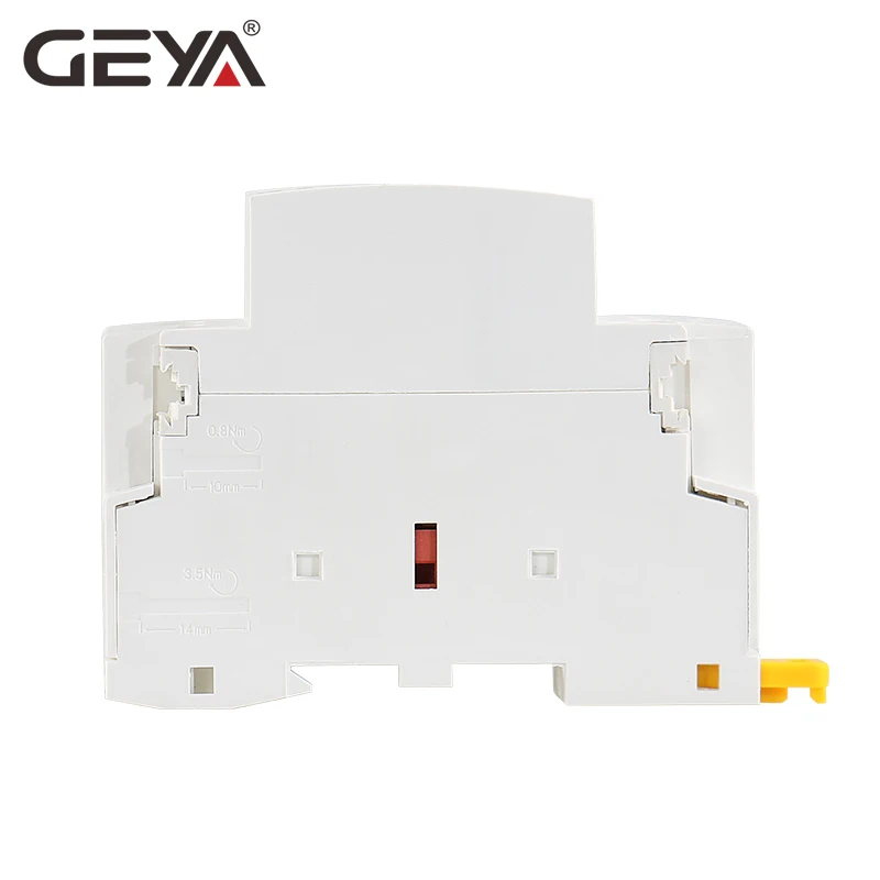 GEYA 2P 40A 63A 2NO или 2NC модульный контактор din-рейку монтаж AC220V 230V автоматический
