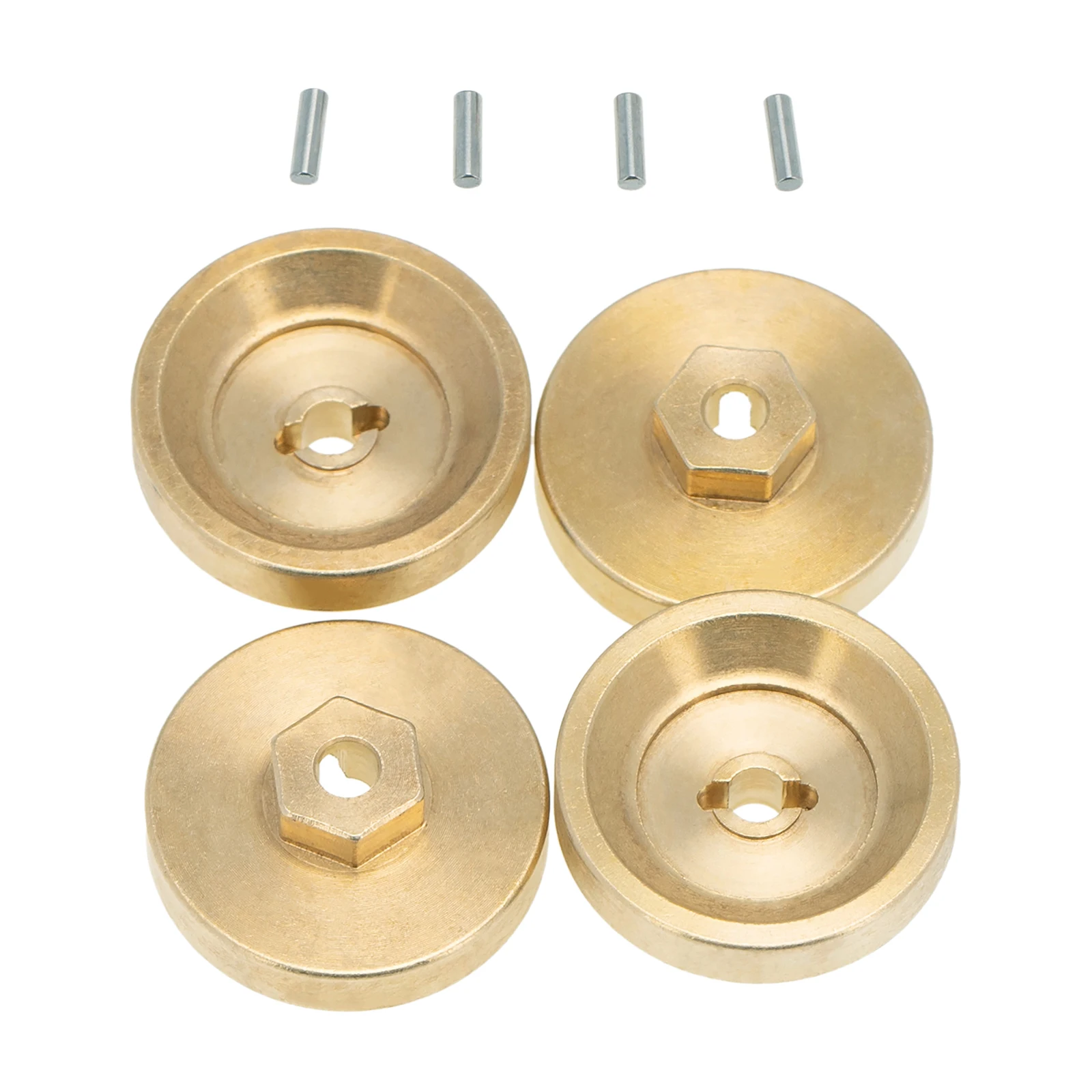 

4 Pieces RC Wheel Counterweight Balance for Axial SCX24 AXI00001 Track