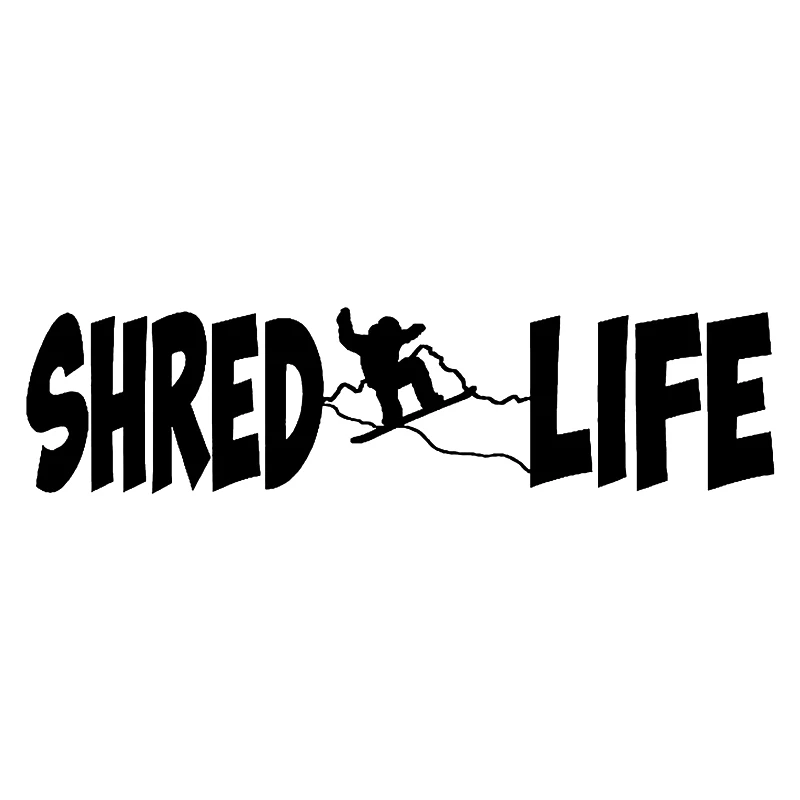 

17*4.2cm Shred Life Vinyl Sticker Fashion Personality Creativity car stickers and decals funny