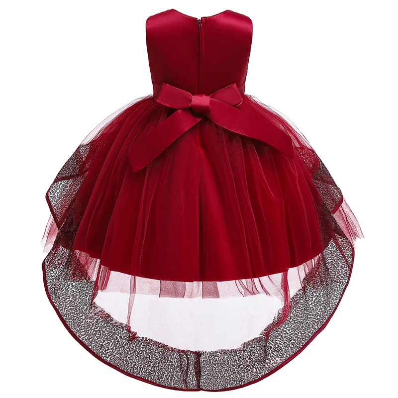 2022 Summer Pageant Mermaid Dress Girl Kids Dresses For Girls Children Party Evening Elegant Sequin Princess 10 Year | Детская одежда и