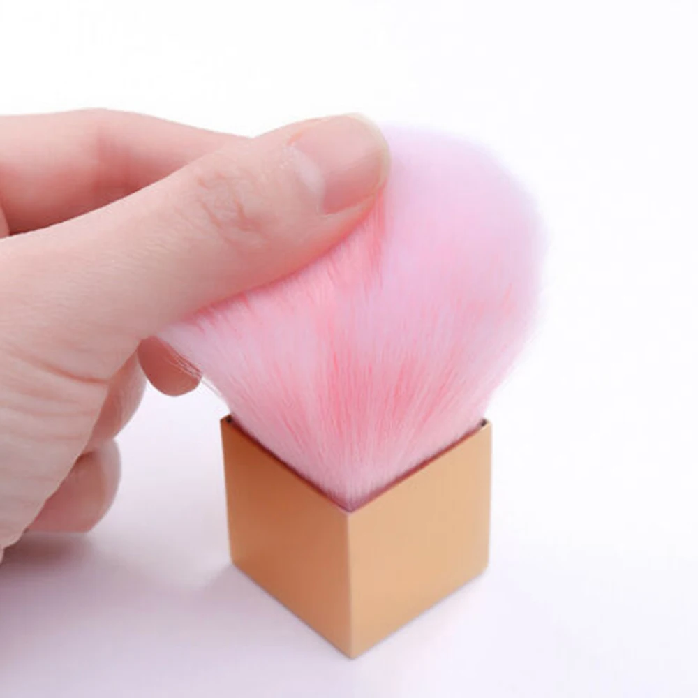 НОВАЯ щетка для смахивания пыли с ногтей квадратная ручка щеточка чистки