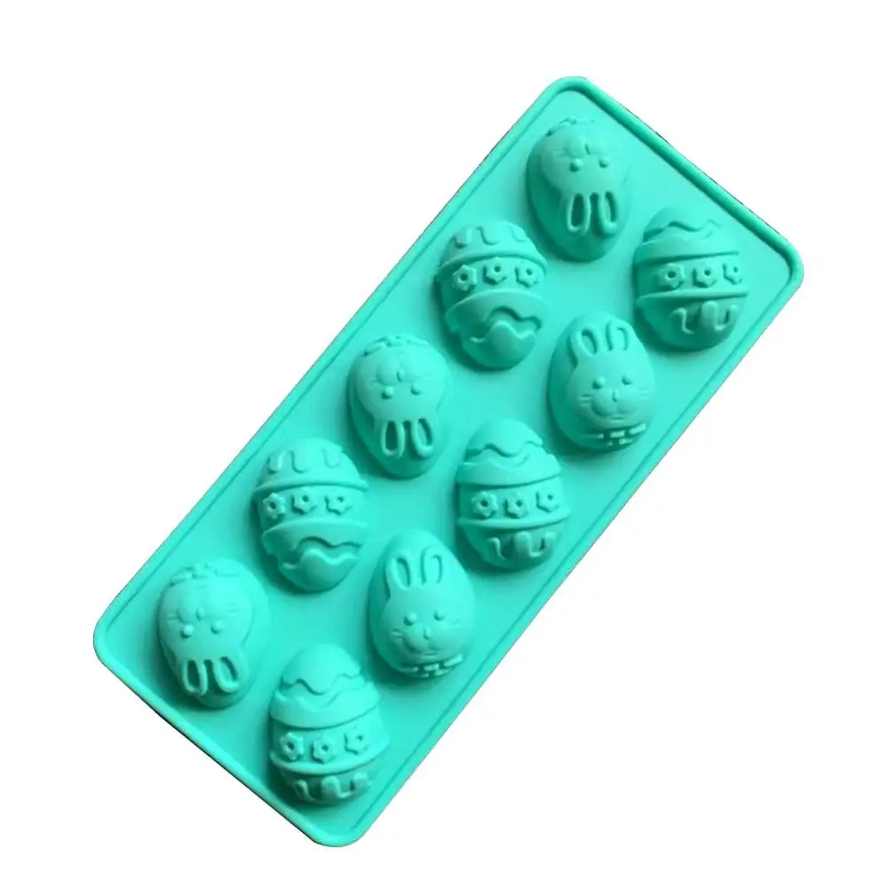 10 ячеек пасхальное яйцо силиконовая искусственная шоколада поднос для льда