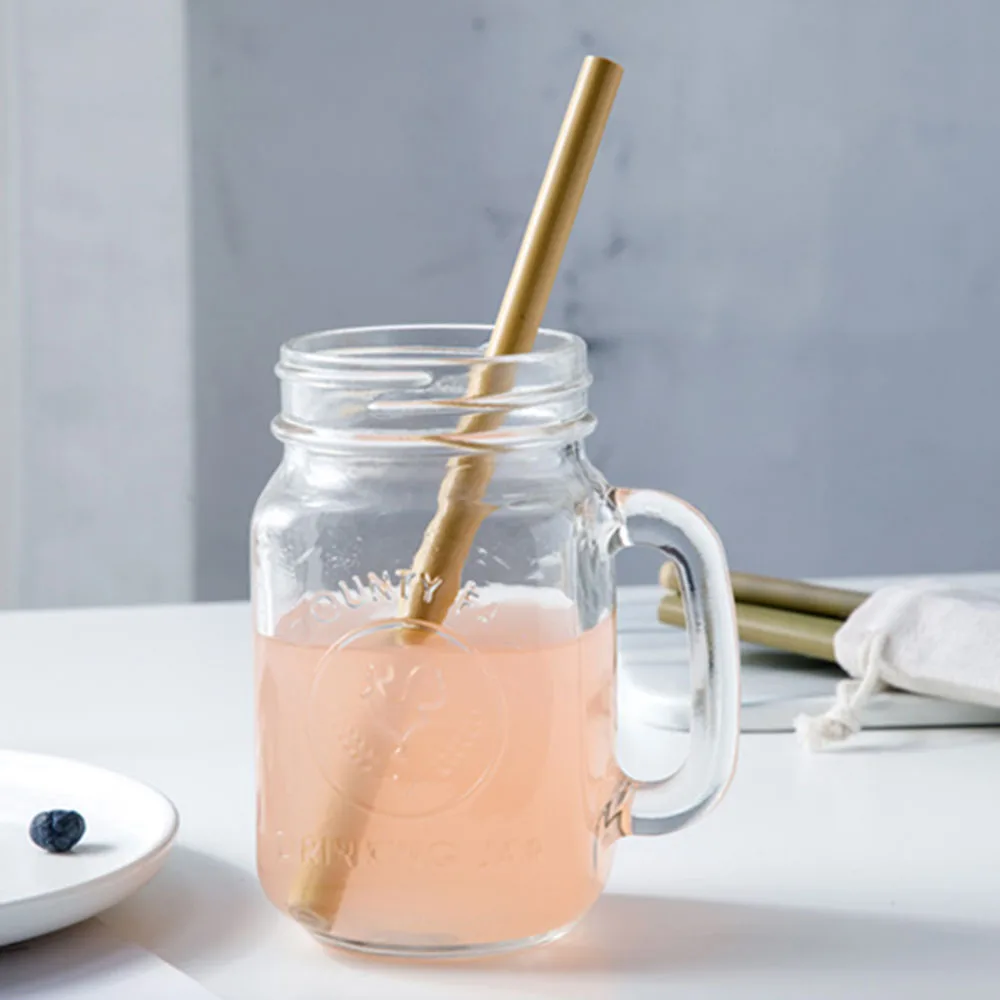 

10pcs Bamboo Straws Set Organic Eco-Friendly Reusable Drinking Straw With Cleaning Brush Birthday Party Wedding Bar Tools