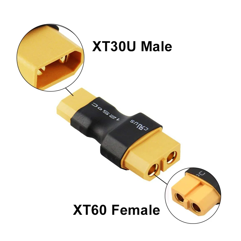 переходник amass xt60 на xt90 trx xt30u ec3 ec5 40 мм кон
