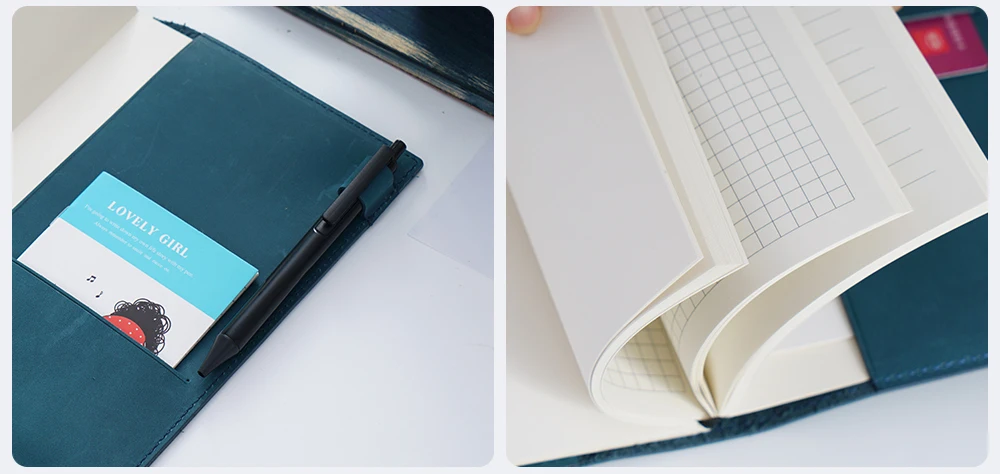 Натуральная кожа блокнот планировщик обложка книги A5 B6 A6 для MD дневник Bullet Journal Рисование Sketchbook