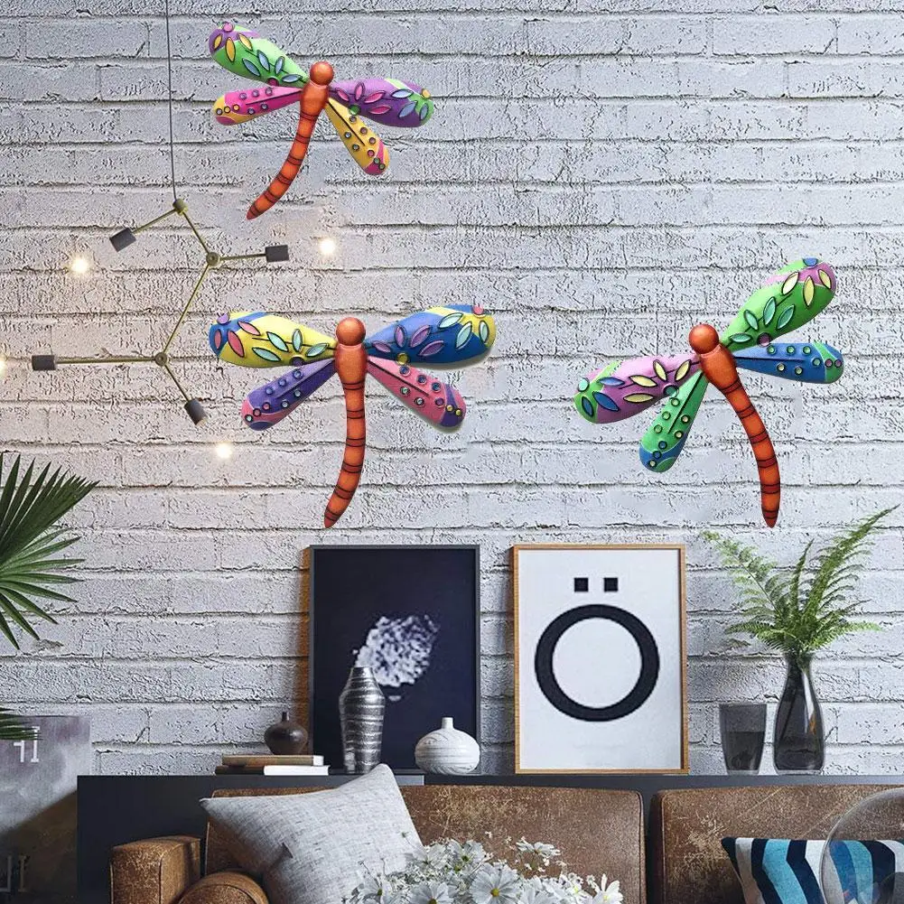 

Настенный декор с металлической бабочкой, подвесная скульптура для помещений и улицы, подвесной офис для дома, гостиной, G T4D4