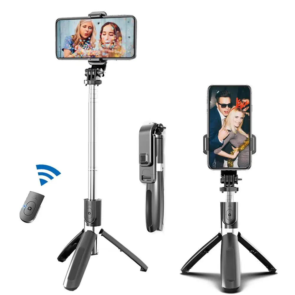 FOR Portable Tripod Selfie Stick for Mobile Phone Photo Taking Live Broadcast Chargable Bluetooth Remote Control Tripod Stand
