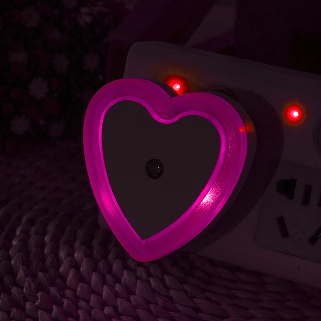 110 в ЕС вилка ABS авто светодиод включения/выключения ночной Светильник