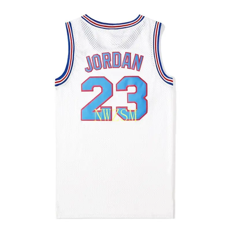 

Movie Cosplay Costumes Space-Jam Tune-Squad #23 #1 BUGS #10 LOLA #22 Murray Bunny Basketball Jersey Stitched Number