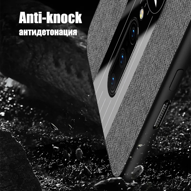 Xinli Cloth Phone Case For Oneplus 7 Pro 1+ 6 6T Cover Hard PC Soft TPU Edge Back Glass and Frame Cases |
