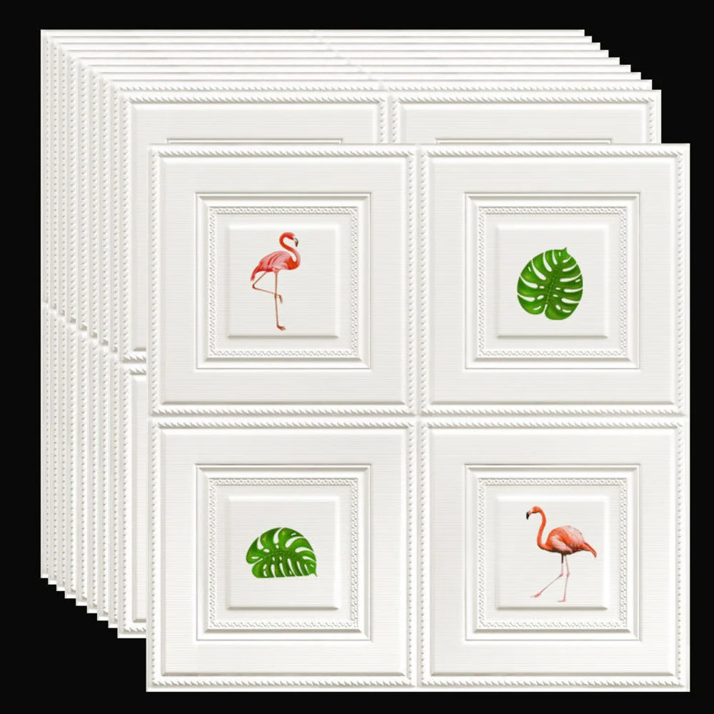 

5pcs 3D Wall Sticker Kids Waterproof MoistureProof Bedroom Foam Animal Cute Decor Wallpapers For Living Baby Room Decorations