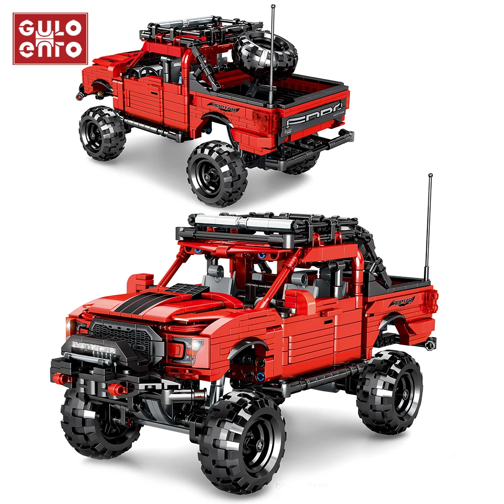 989 шт. Детский конструктор внедорожник|Блочные конструкторы| |