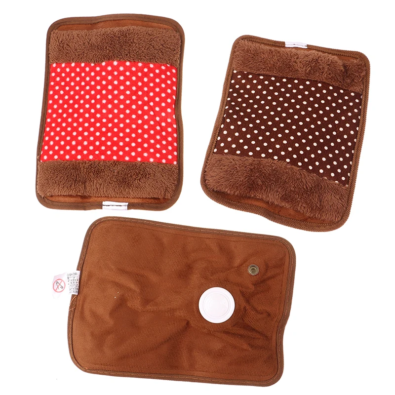 1 шт. плюшевая мультяшная зимняя бутылка для горячей воды 220 В грелка рук