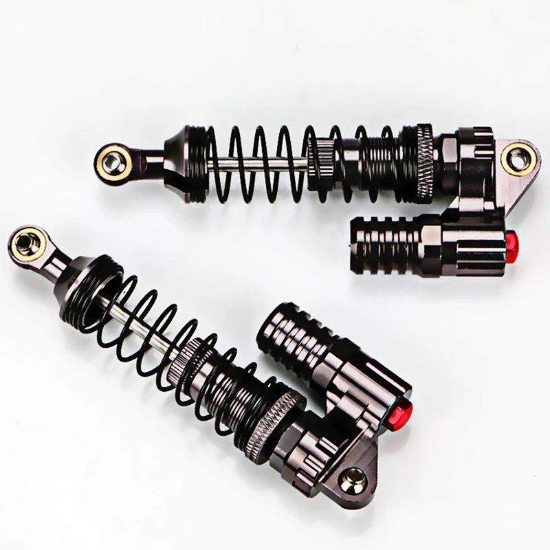 

2 Set RC Car Parts: 1 Set Aluminium Alloy 90mm Absorber Shocks & 1 Set Metal Bumper with Led Light