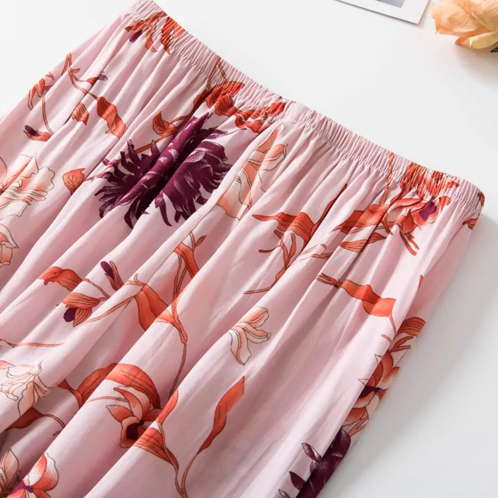 Женский Повседневный хлопковый пижамный комплект пижама с принтом из 3 предметов