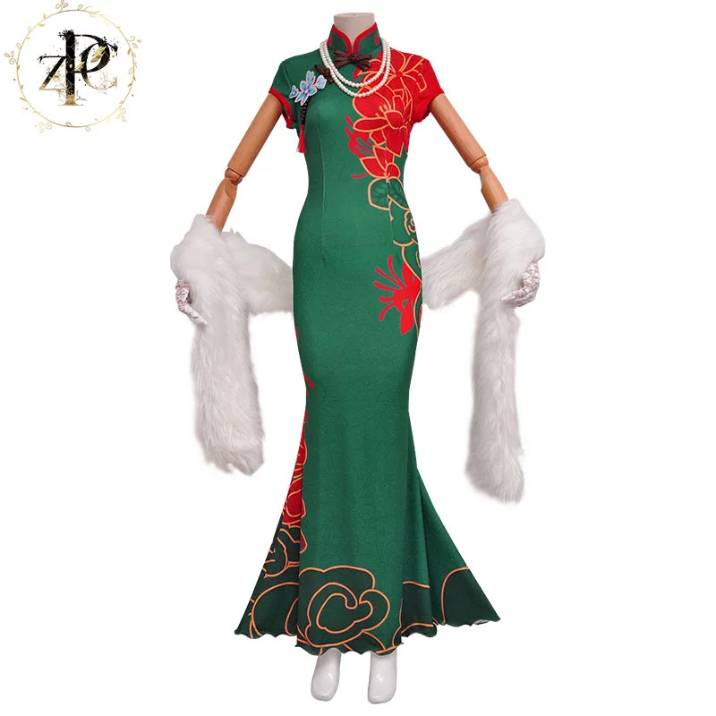 

New Game 5 Personality Cosplay Red Butterfly 13 Niang Cos Suit Prajna Cheongsam Chinese Style Cosplay Costume