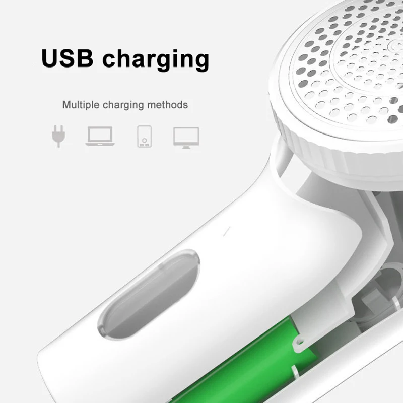 

Lint Remover Clothes Fuzz Pellet Remover Machine Portable USB Charge Fabric Shaver Clothes Removes Trimmer Hairball Remover 5W