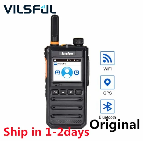 Inrico T640A Android 8.1 4G Network Walkie Talkie Antenna Separate Wireless Military POC Radio with GPS Bluetooth Wifi