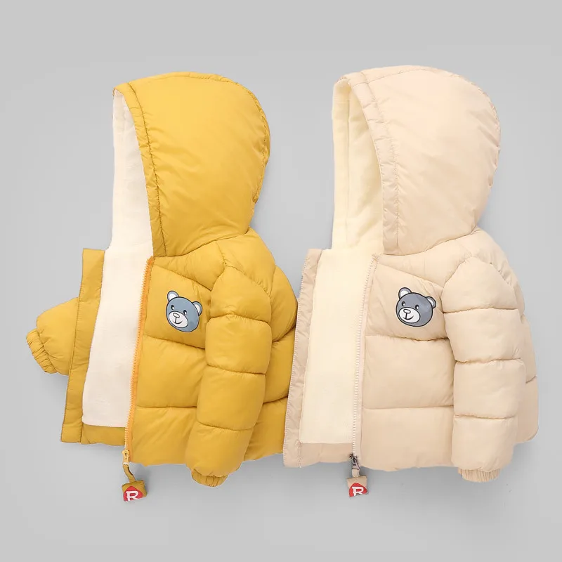 Зимние парки детские куртки пуховики с капюшоном для девочек и мальчиков