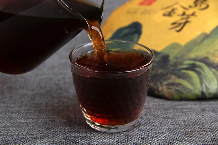 357g China Yunnan Ripe Tea 2017 Old Tree Pure Material Golden Bud Green Food for Health Care Lose Weight | Дом и сад
