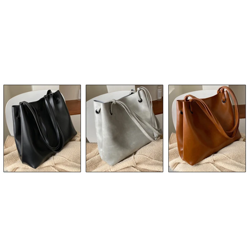 

Retro Large-Capacity Bag Female Fashion Wild Atmosphere One-Shoulder