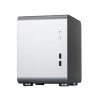 nas 5 hard drive all aluminum chassis mini itx case hdd ssd cabinet for home server cloud disk