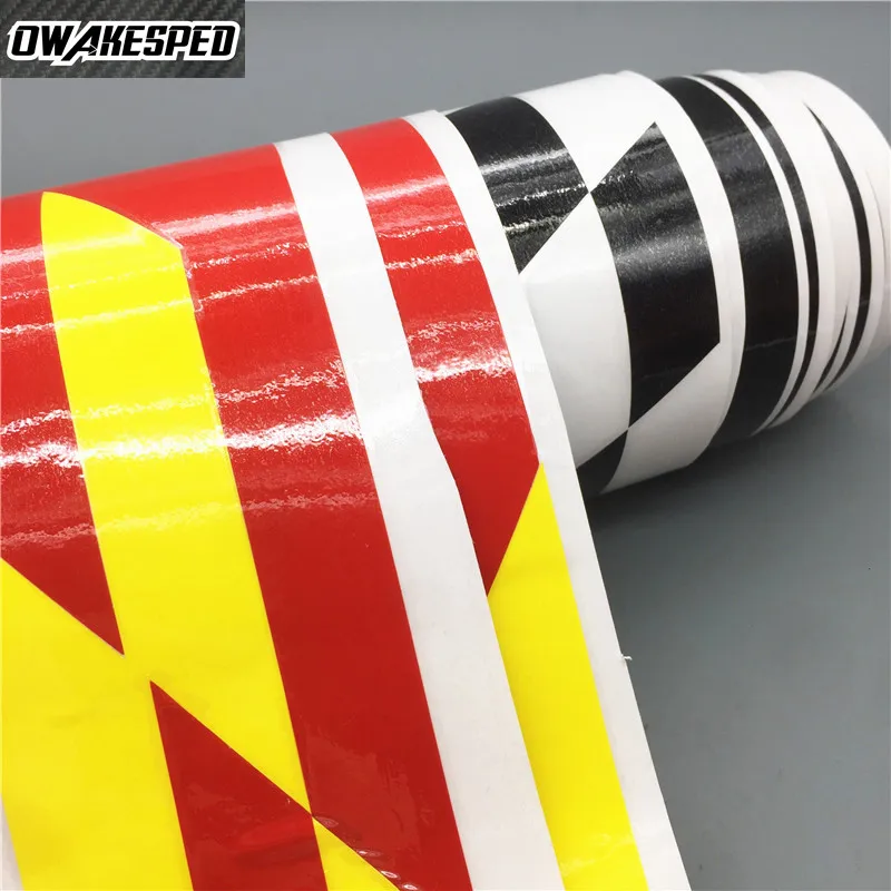 

Racing Lattices Sticker For KIA Venga Forte Car Styling Waist Lines Stripes Germany Flag Customized Auto Protection Vinyl Decals