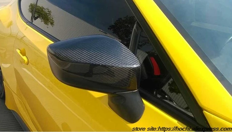 100% углеродное волокно спортивный стиль боковое зеркало крышка подходит для Toyota 86