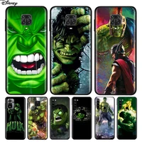 silicone cover marvel hulk avengers for xiaomi redmi note 10 10s 9 9c 9s pro max 9t 8t 8 7 6 5 pro 5a 4x 4 phone case