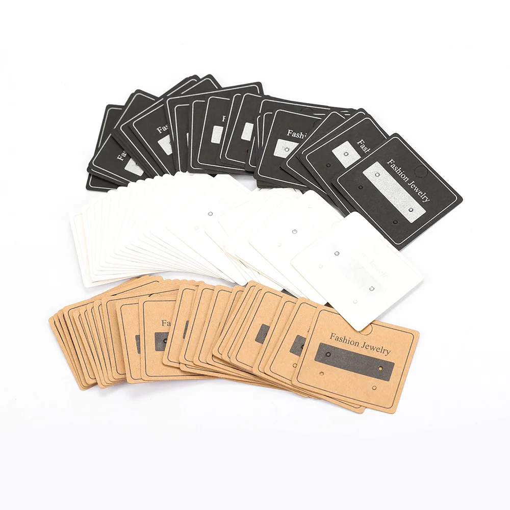 Бирка для сережек 4 7 х4 см открытки из крафт-бумаги шт. | Украшения и аксессуары