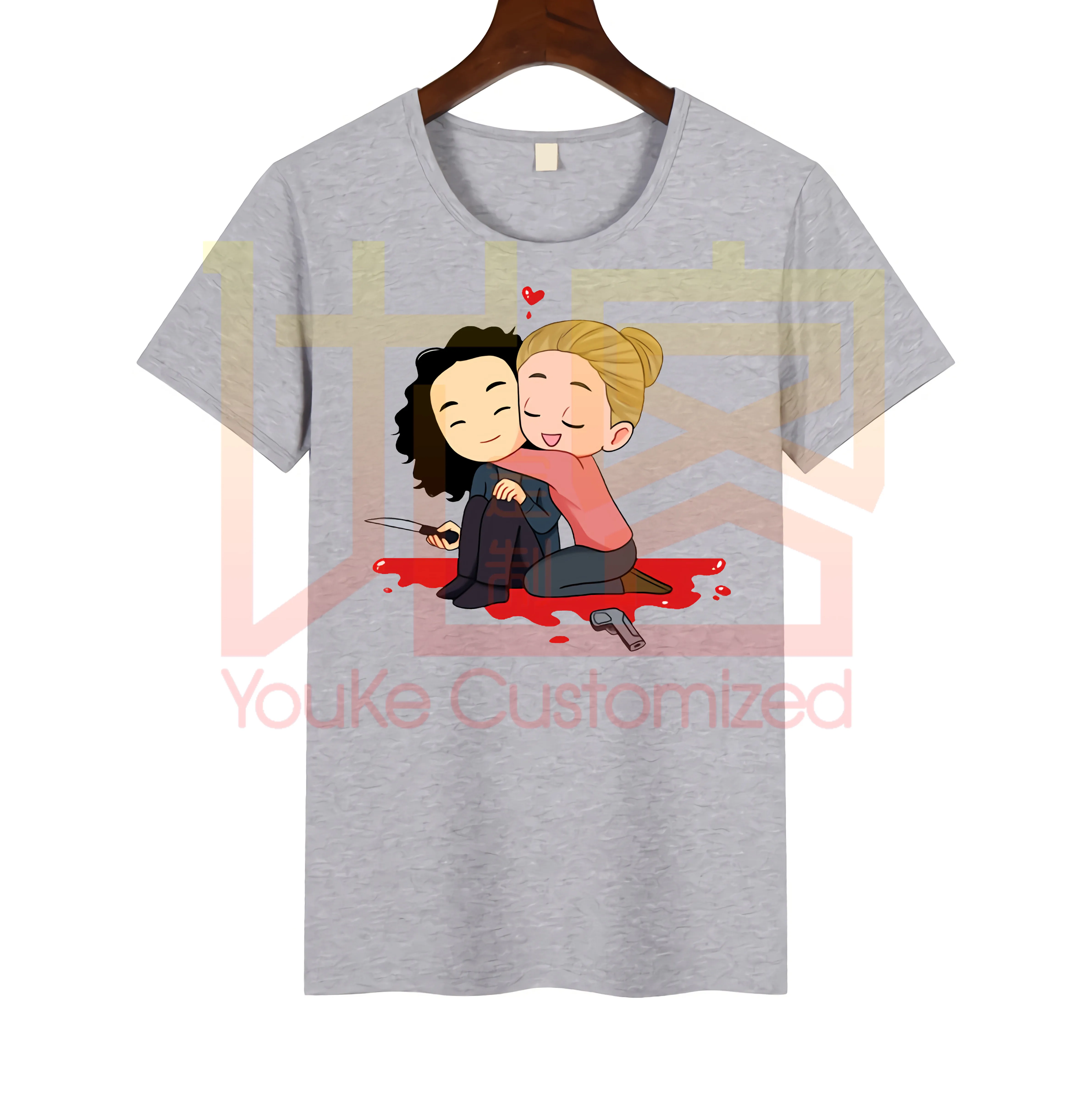 Модная забавная футболка с логотипом Killing Eve брендовая высокого качества хит